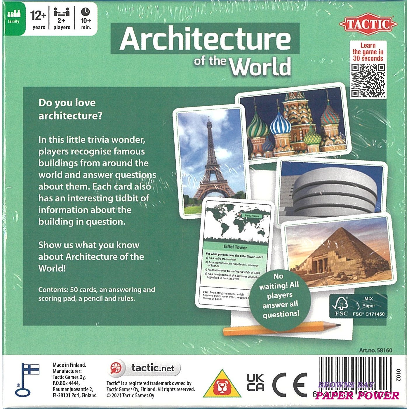Tactic Architecture Of The World Trivia Game
