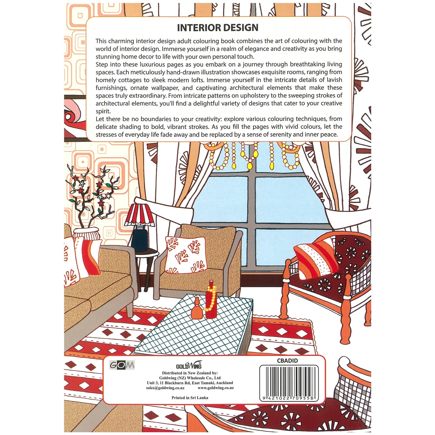 Colouring Books - Interior Design