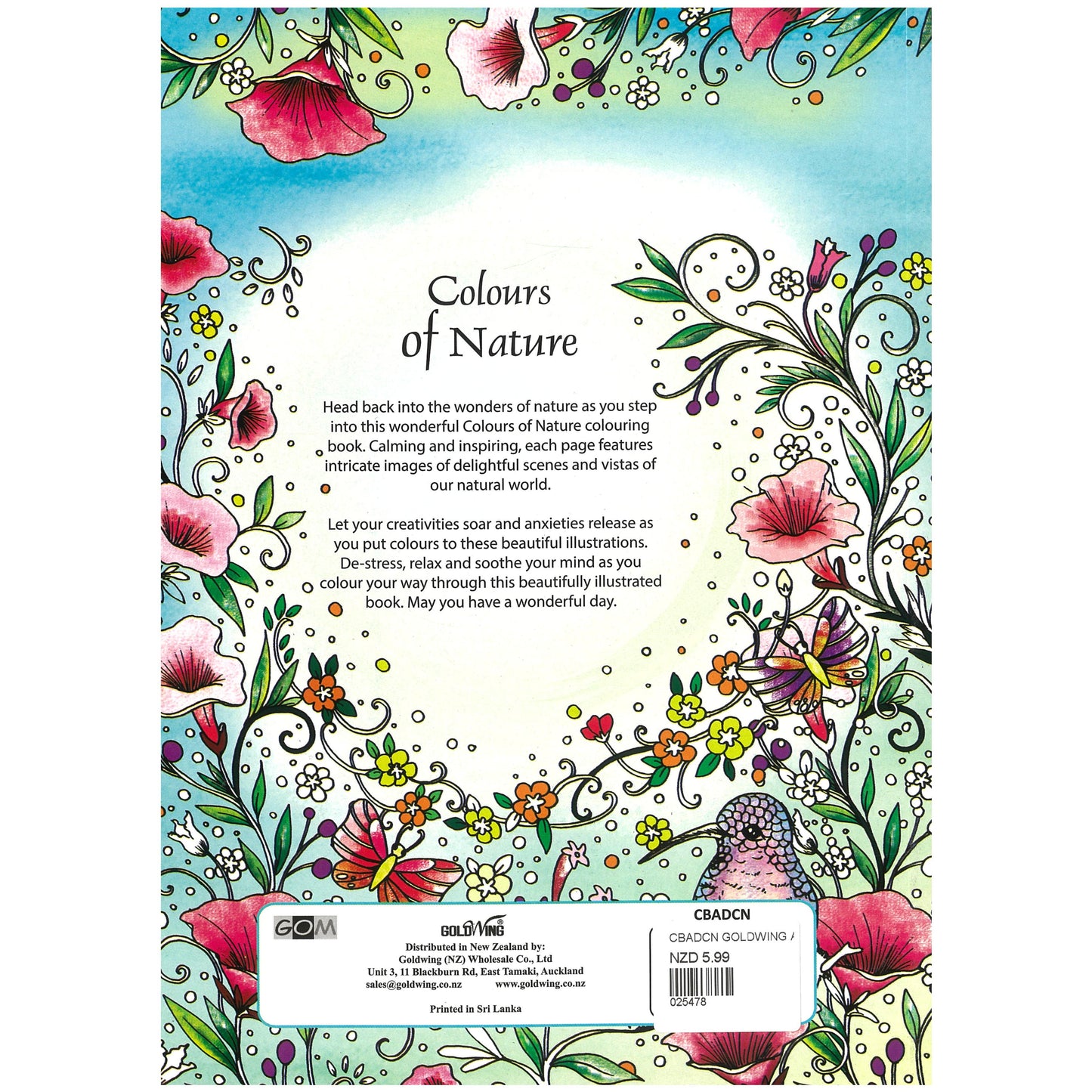 Colouring Books - Colour Of Nature