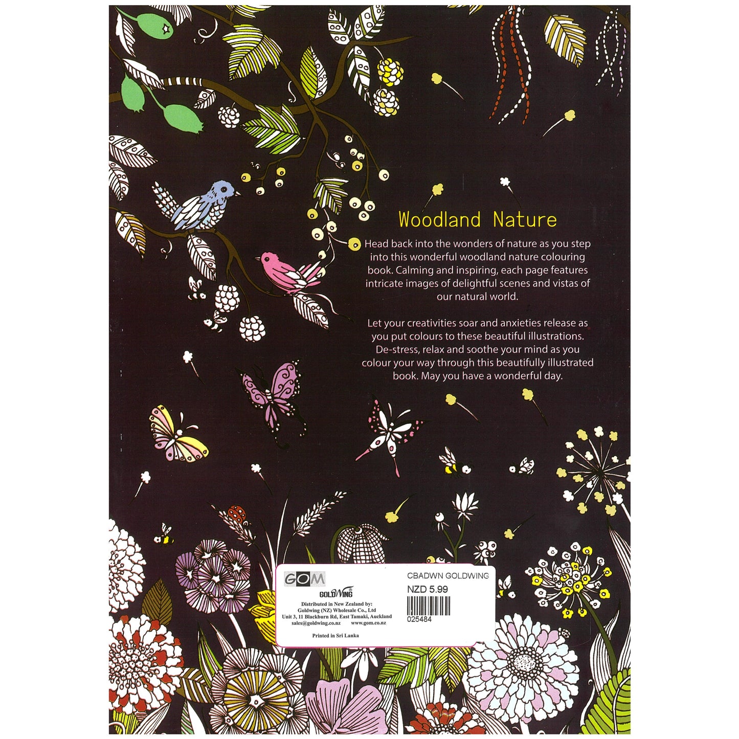 Colouring Books - Woodland Nature