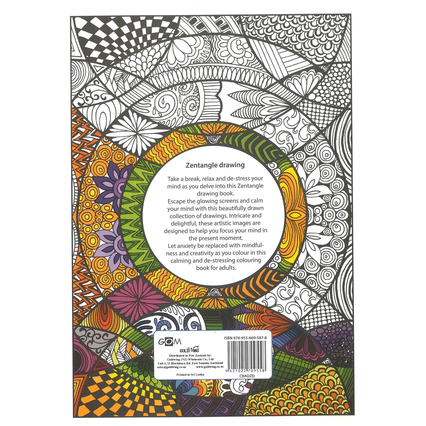 Colouring Books - Zentangle Drawing