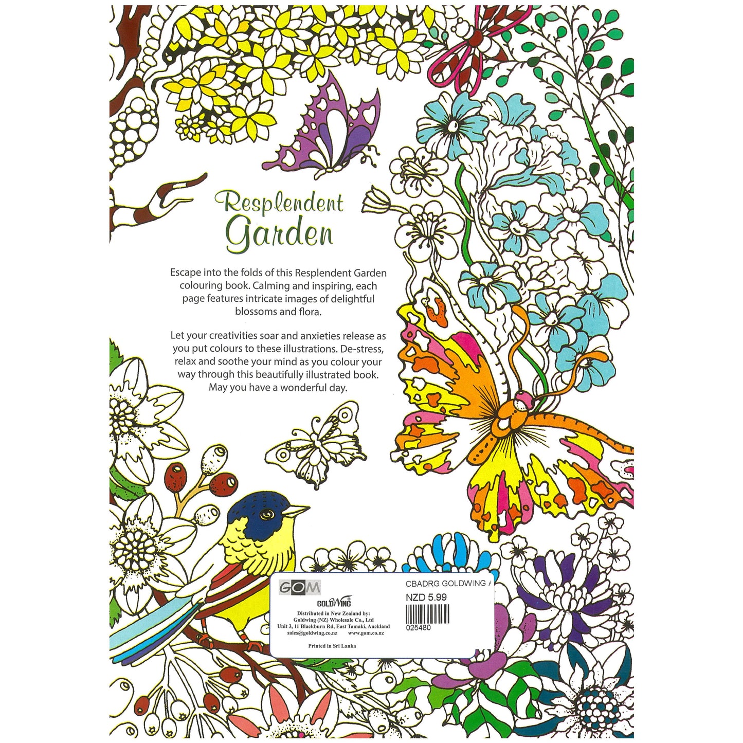 Colouring Books - Resplendent Garden