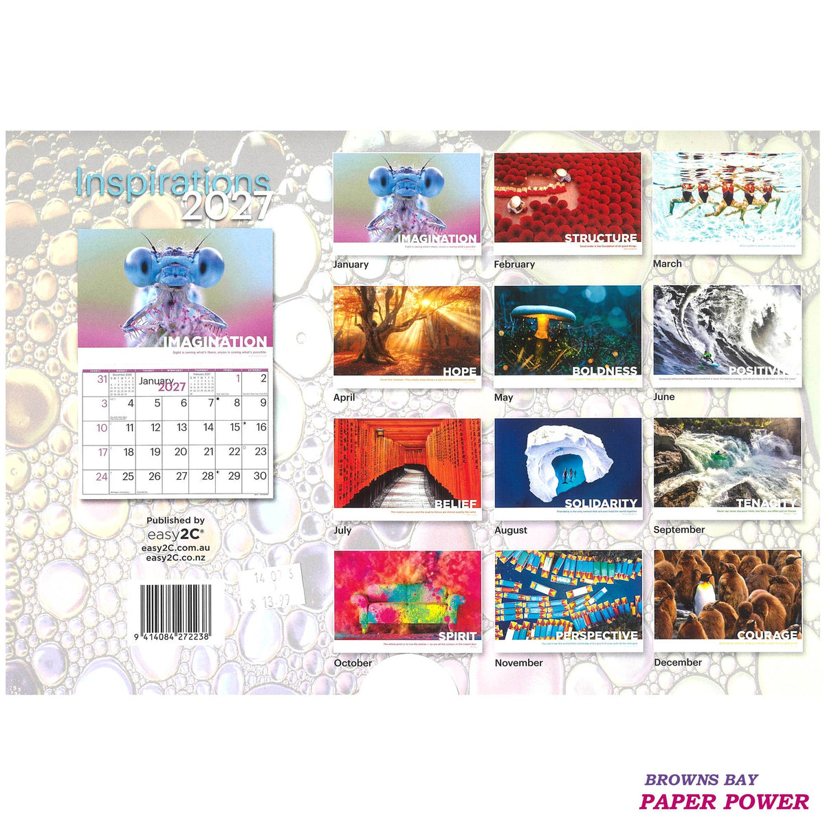 Inspirations - 2027 Wall Calendar