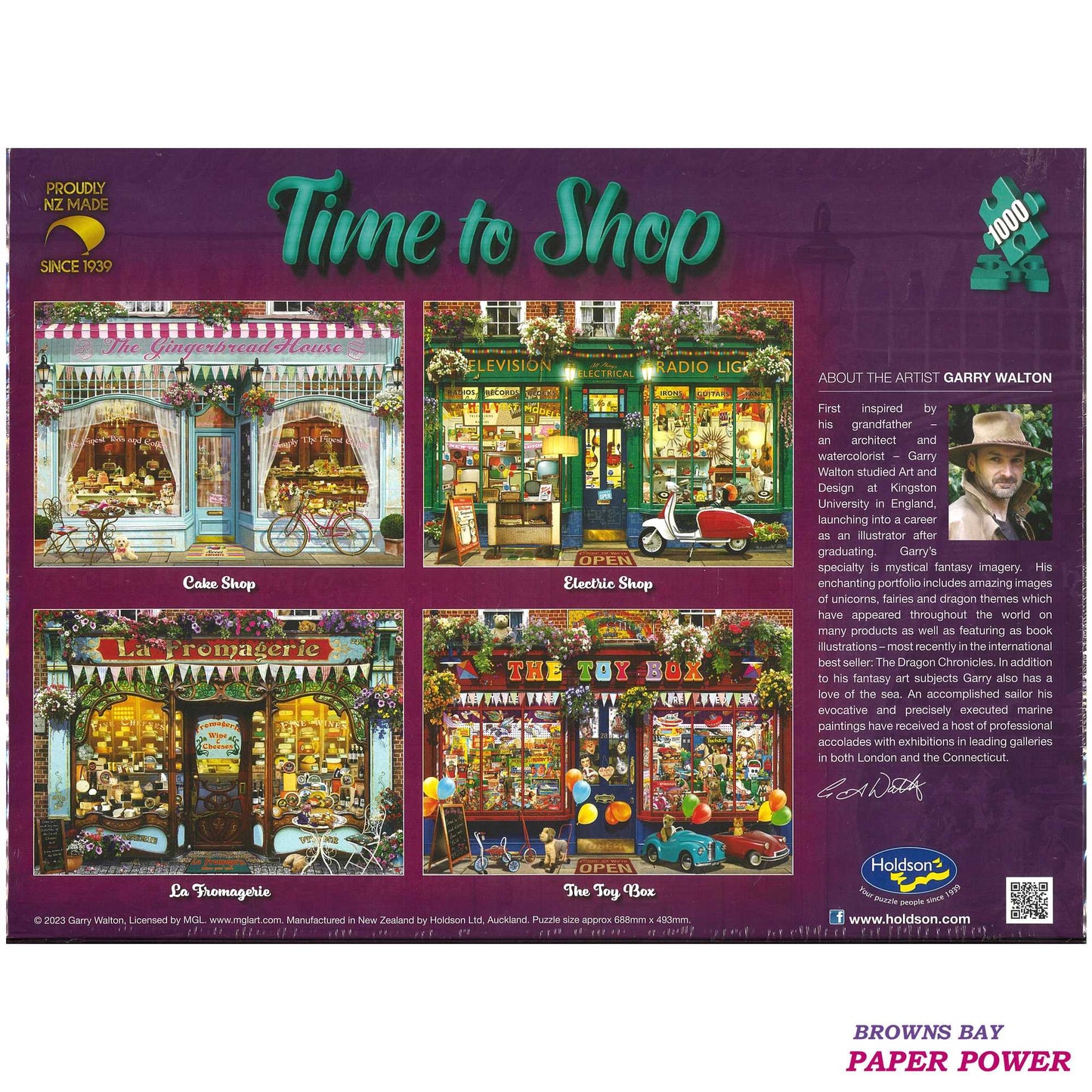 Jigsaw Puzzle 1000 Pcs Time To Shop - La Fromagerie