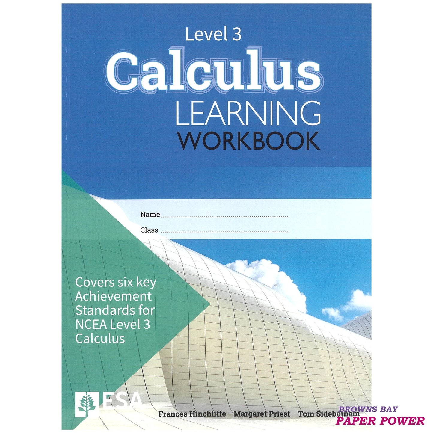 LearnWell ESA Learning Workbook Level 3 - Calculus