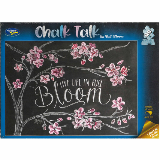 Jigsaw Puzzle 1000 Pcs Chalk Talk - In Full Bloom