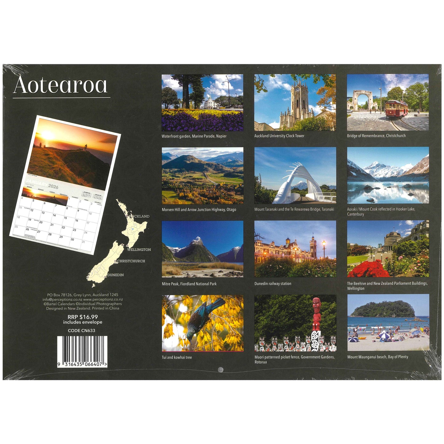 2026 Wall Calendar - Aotearoa