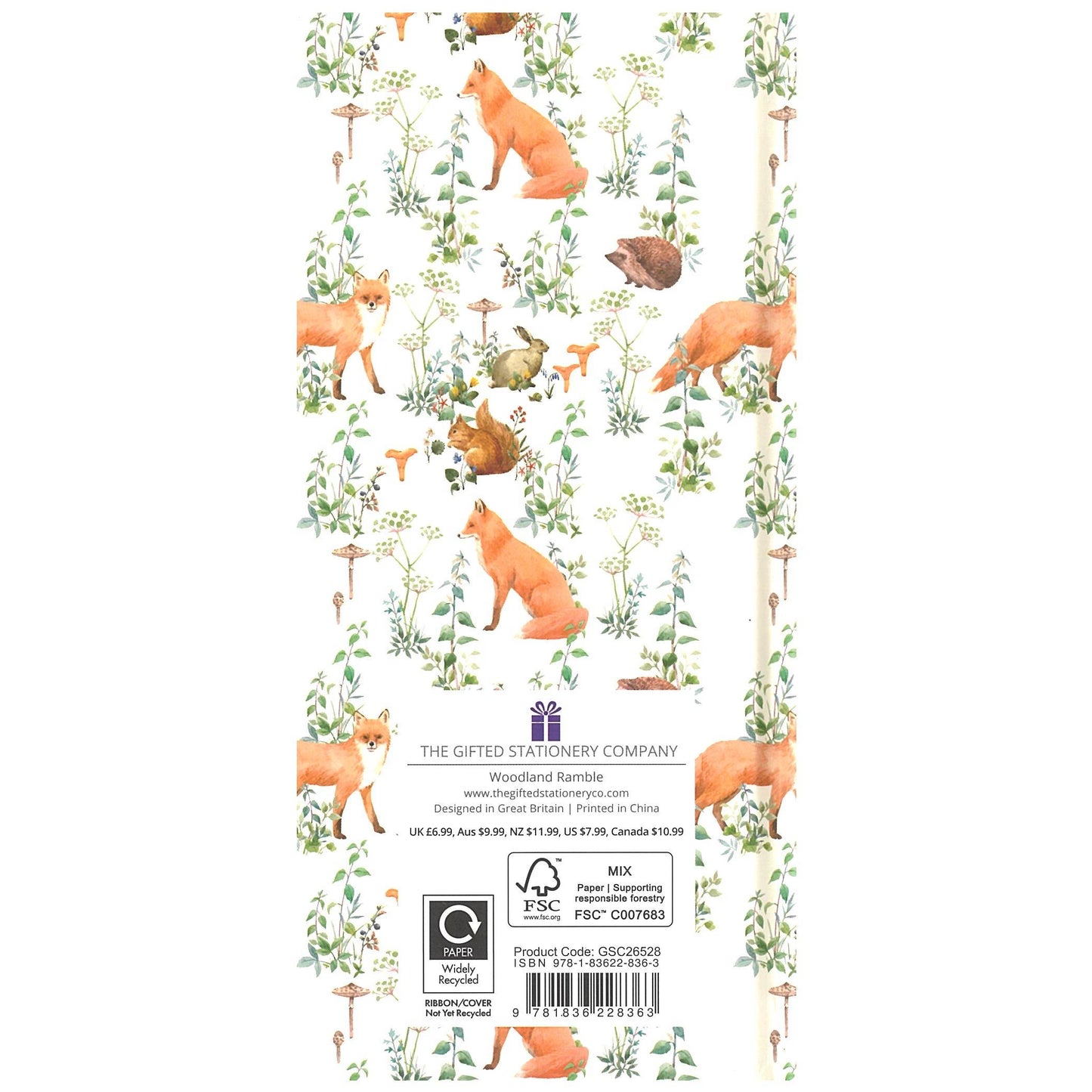 2026 Pocket Diary Week to View - Woodland Ramble
