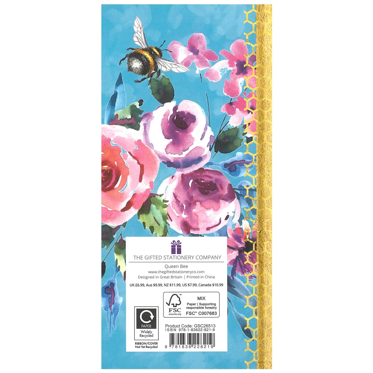 2026 Pocket Diary Week to View - Queen Bee