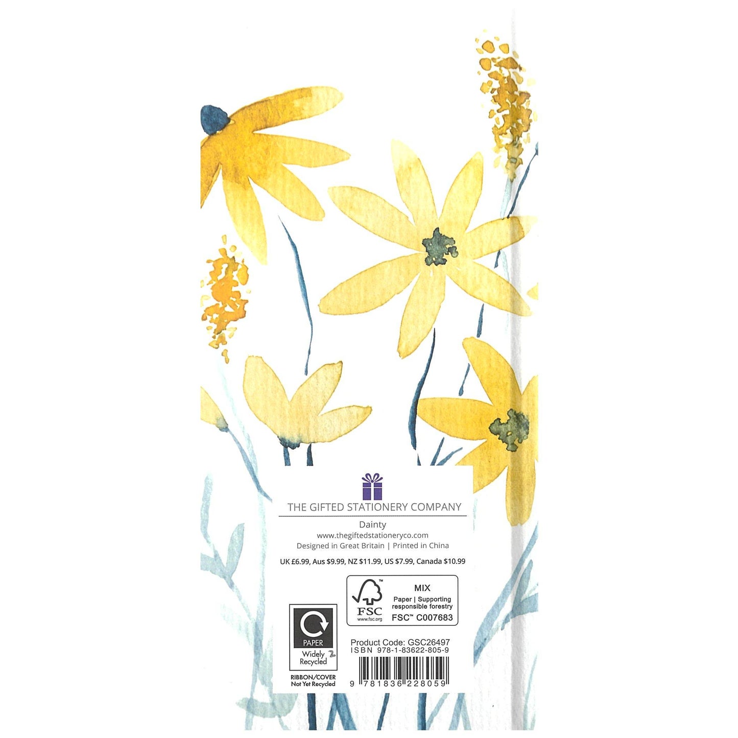 2026 Pocket Diary Week to View - Dainty