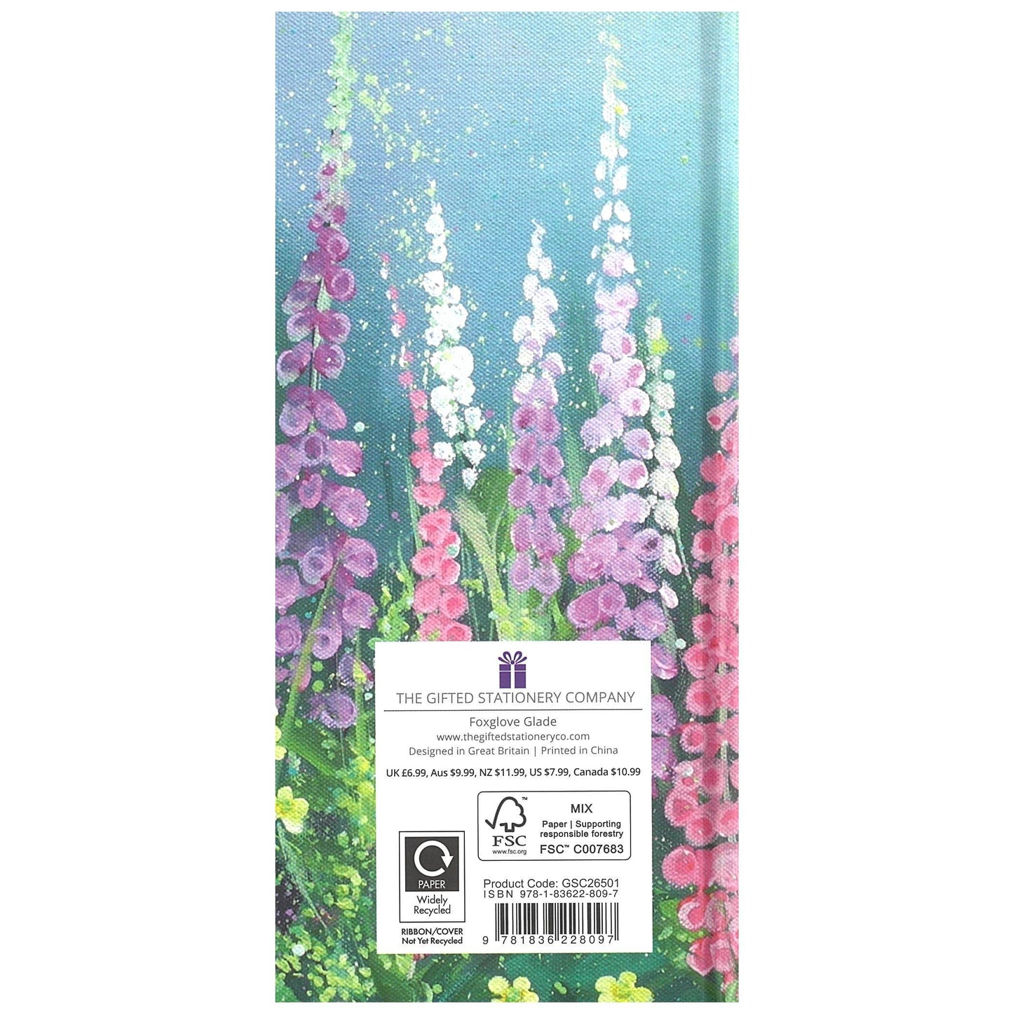 2026 Pocket Diary Week to View - Foxglove Glade
