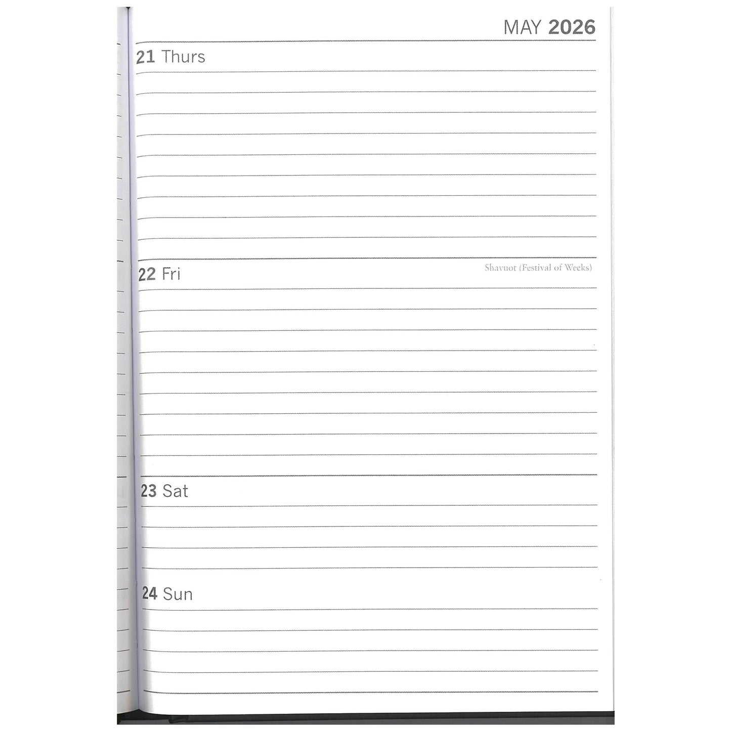 2026 A5 Diary Week to View - Beauty Of Nature