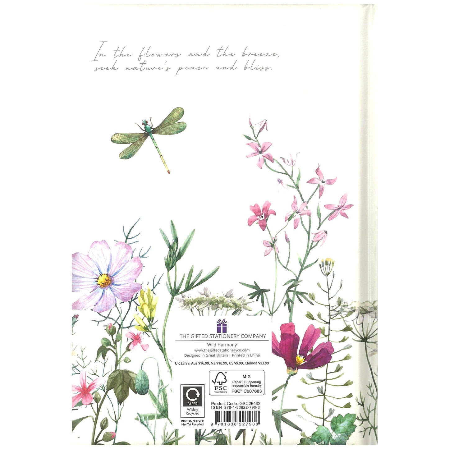 2026 A5 Diary Week to View - Wild Harmony