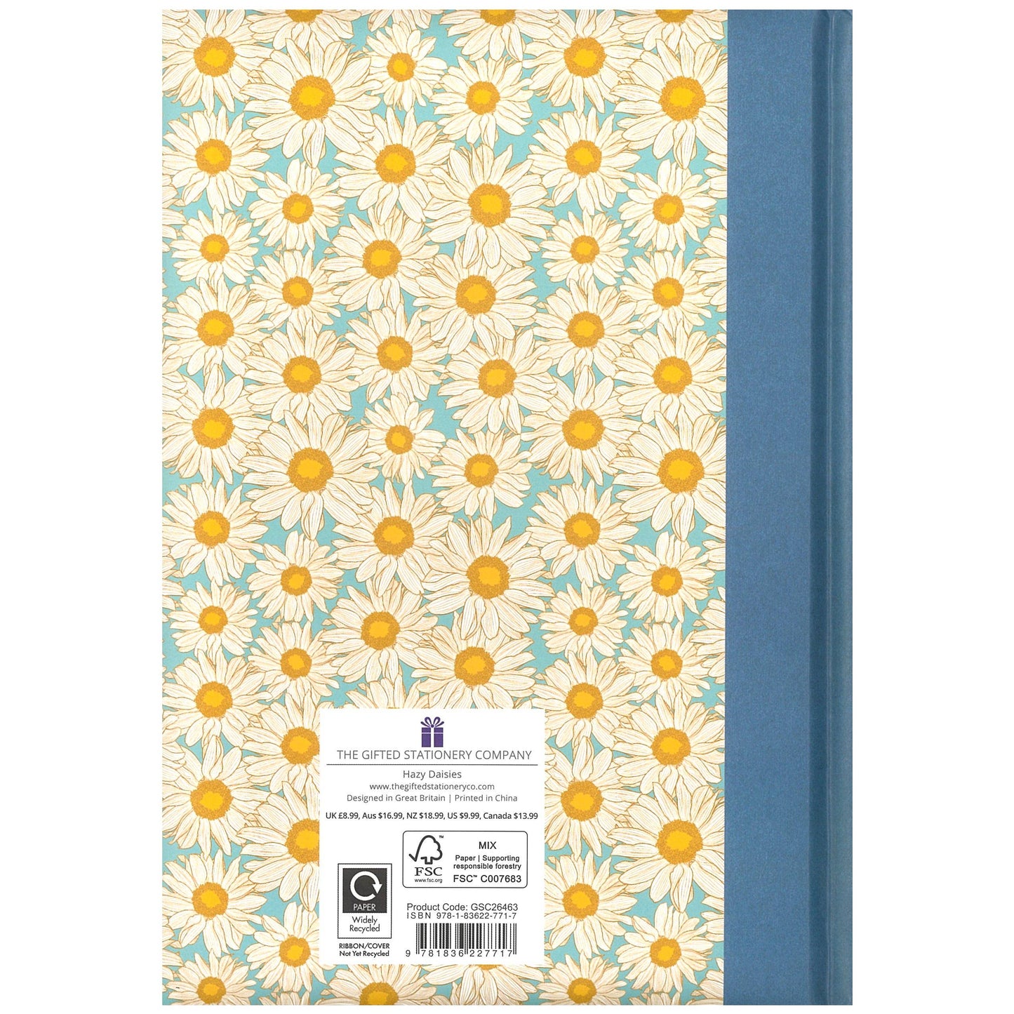 2026 A5 Diary Week to View - Hazy Daisies