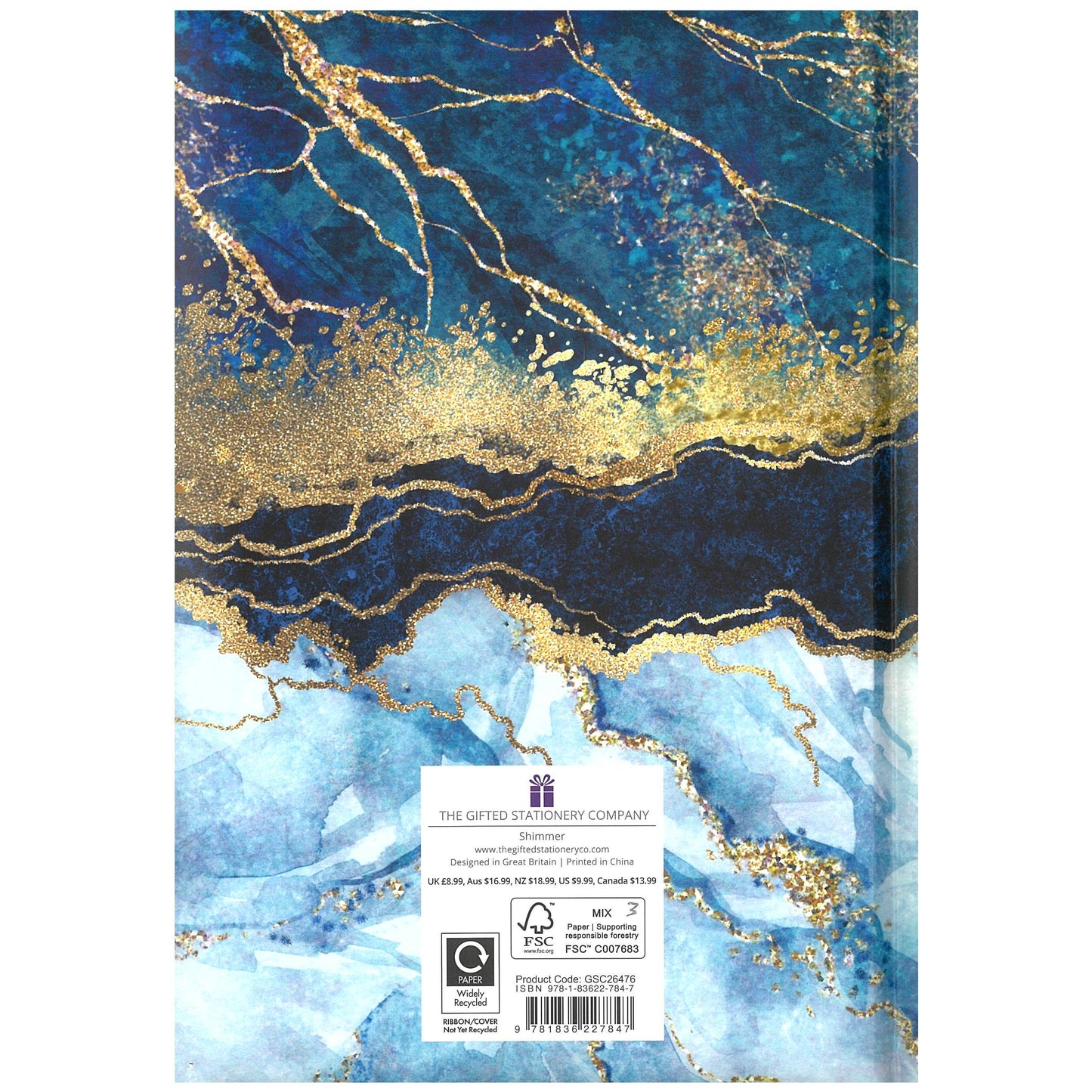 2026 A5 Diary Week to View - Shimmer