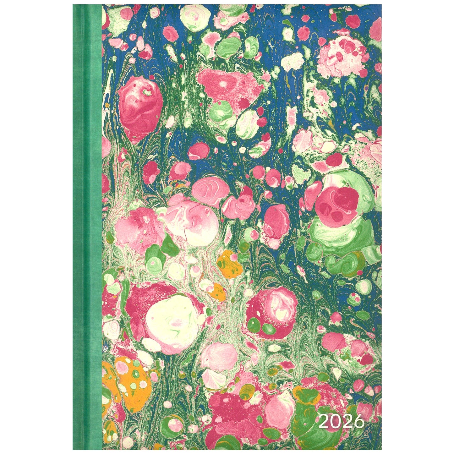 2026 A5 Diary Week to View - Vintage Marble