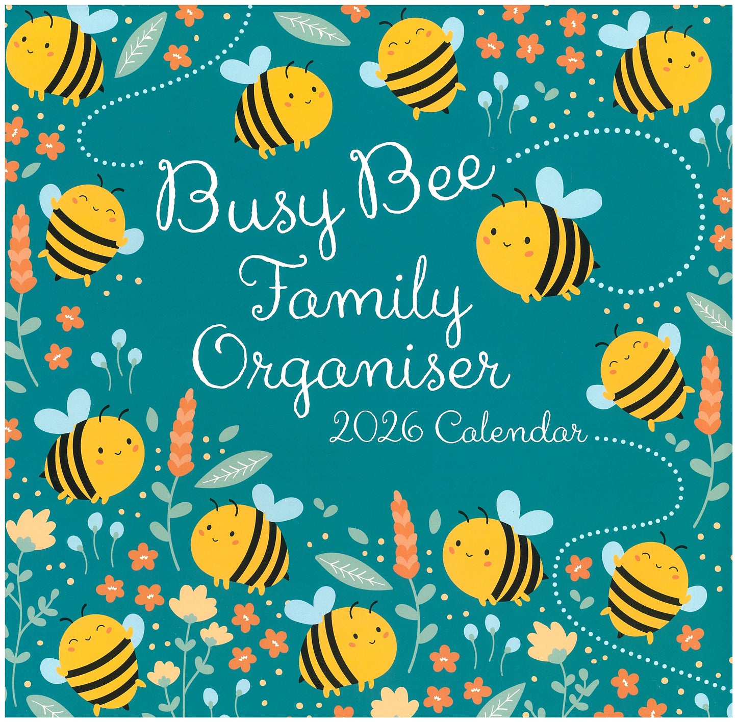 2026 Wall Calendar - Busy Bee Family Organiser