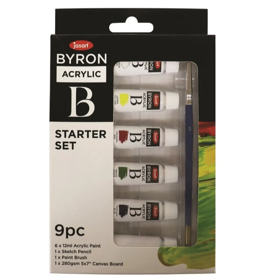 Jasart Byron Watercolour Starter Sets 9pc