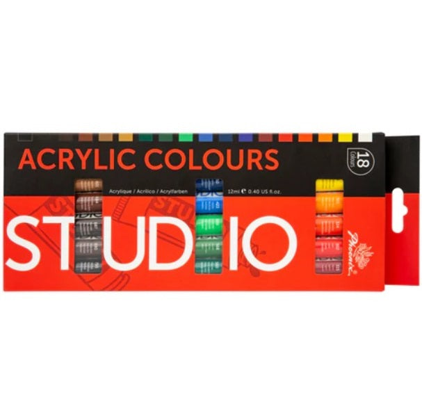 PHOENIX ACRYLIC COLOUR 18 x 12ml