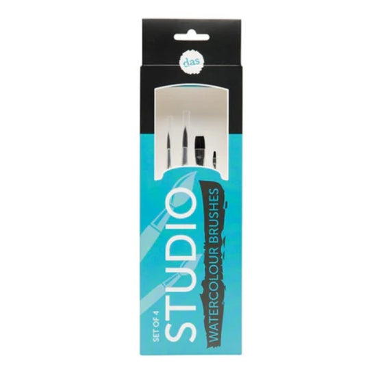 DAS STUDIO WATERCOLOUR BRUSH SET 4