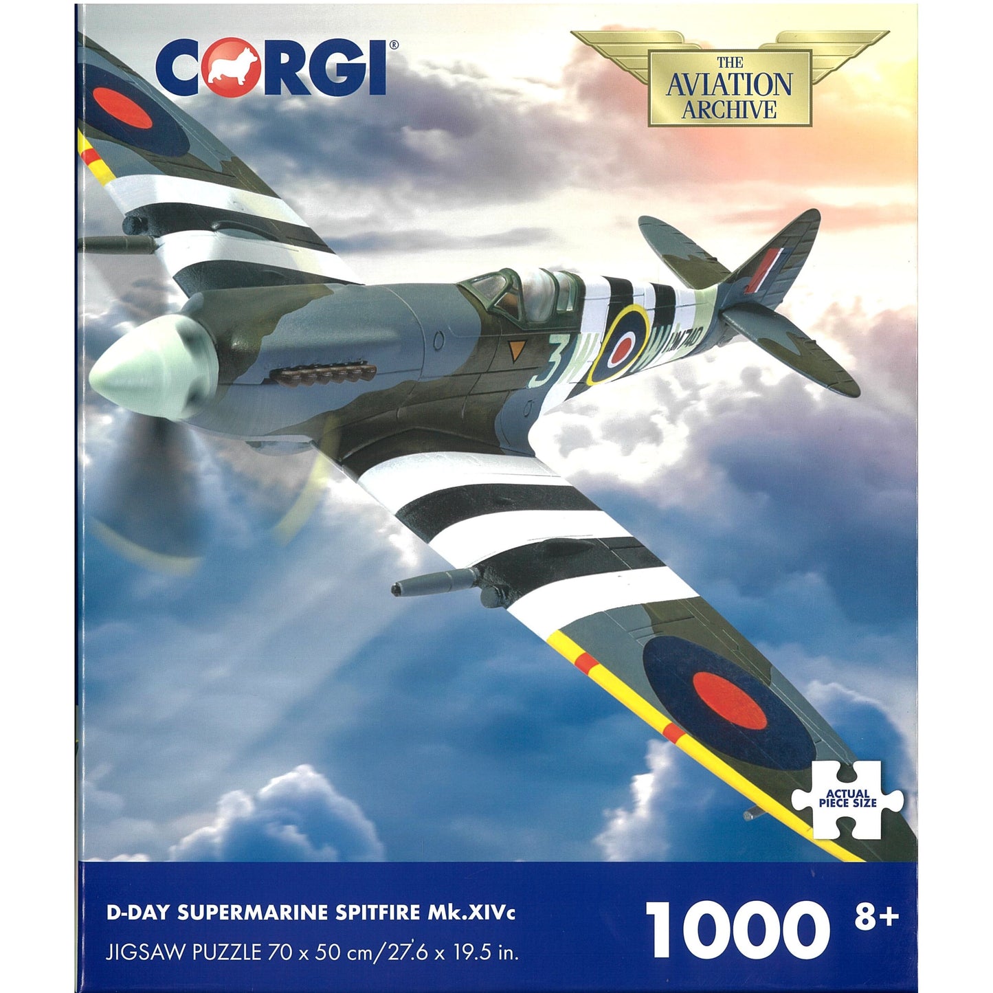 Jigsaw Puzzle 1000 D-Day Supermarine Spitfire Mk.XIVc