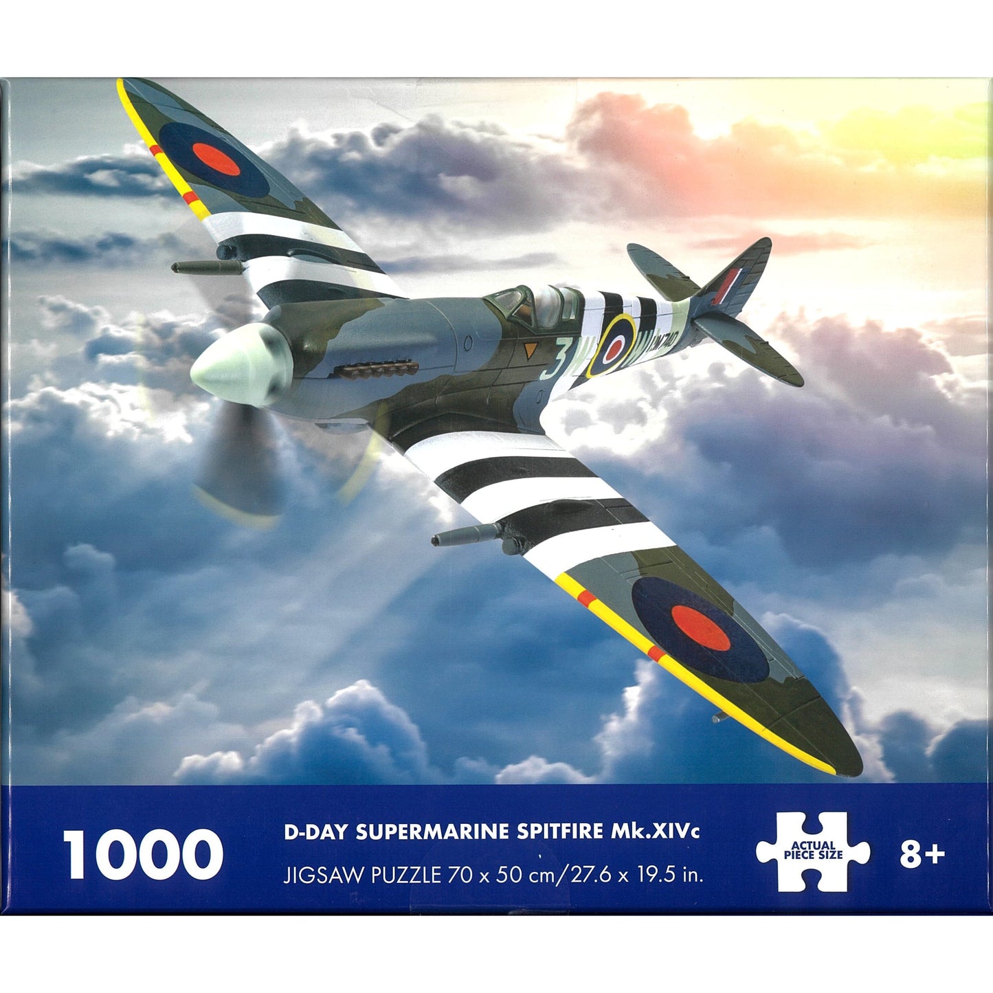 Jigsaw Puzzle 1000 D-Day Supermarine Spitfire Mk.XIVc