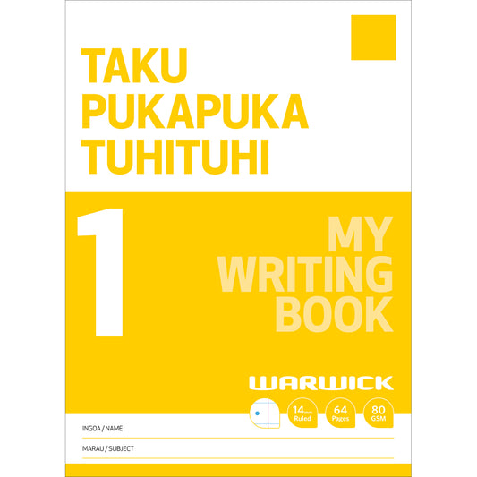 Warwick Taku Pukapuka Tuhituhi - My Writing Book 1 - Large