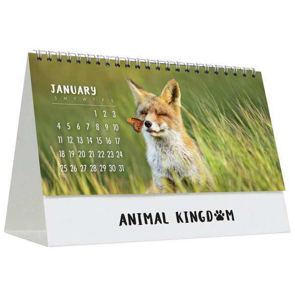 2026 New Zealand Desk Calendar Animal Kingdom