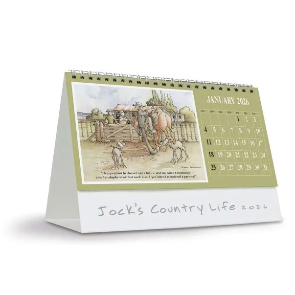 2026 New Zealand Desk Calendar Jock's Country Life