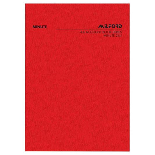 Milford A4 Minute 26 Leaf Limp Analysis Book