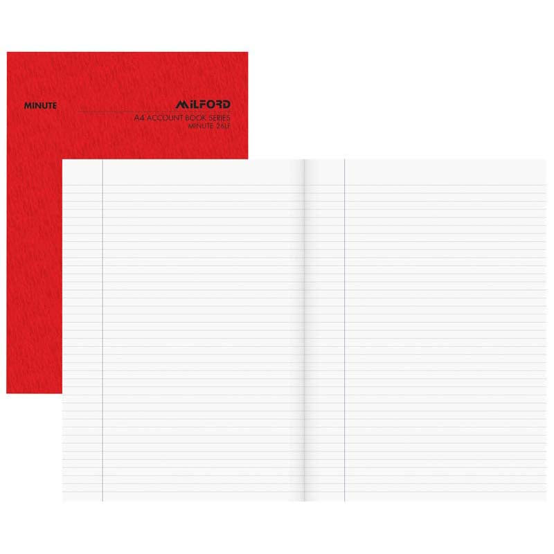 Milford A4 Minute 26 Leaf Limp Analysis Book