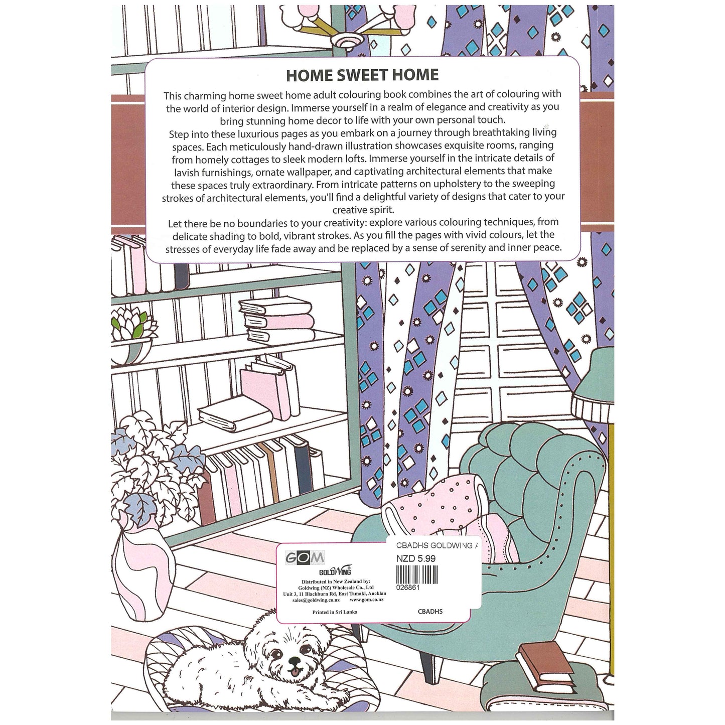 Colouring Books - Home Sweet Home