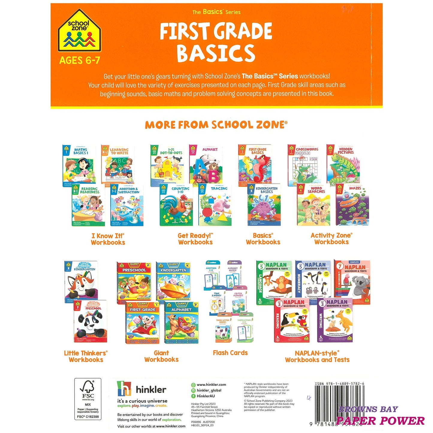 First Grade Basics - School Zone