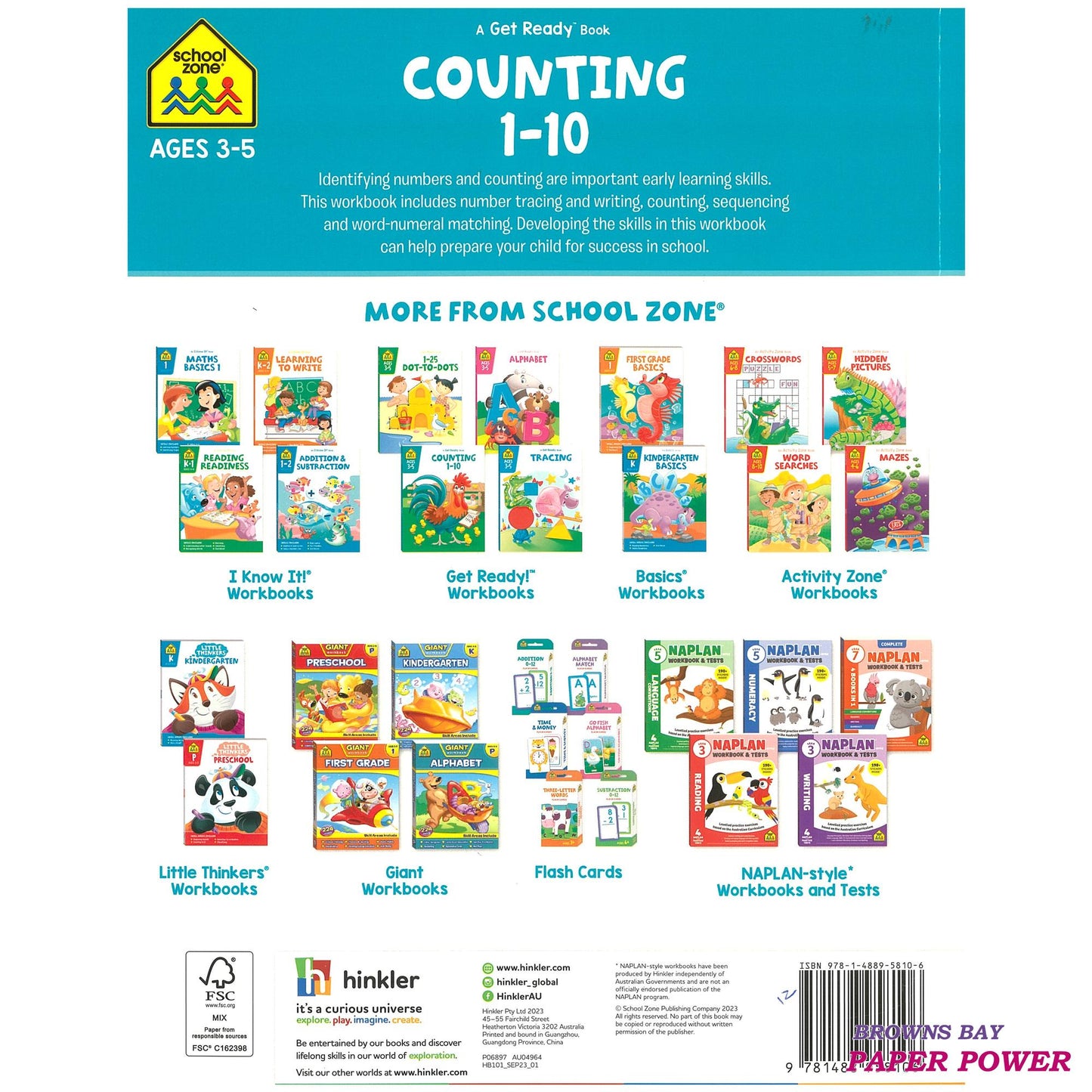 Counting 1-10 - School Zone