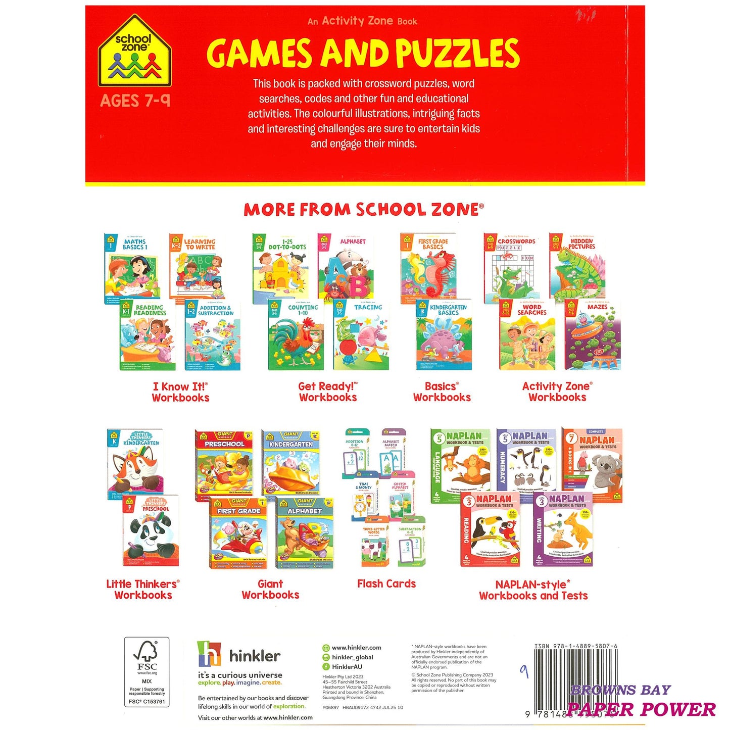 Games And Puzzles - School Zone