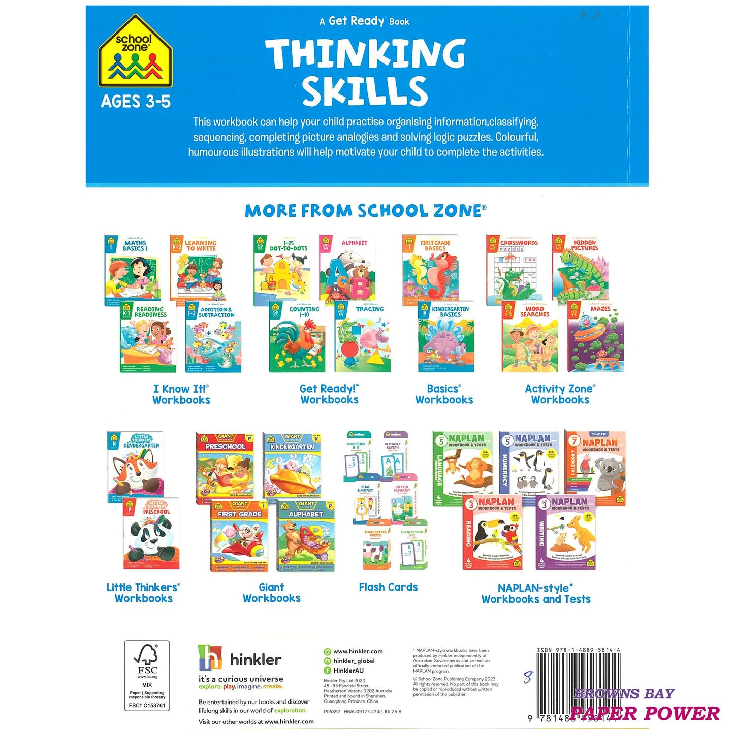 Thinking Skills - School Zone