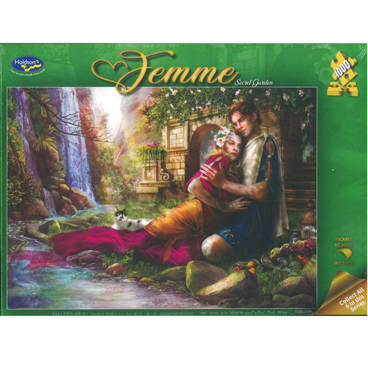 Jigsaw Puzzle 1000 Pcs Femme - SECRET GARDEN