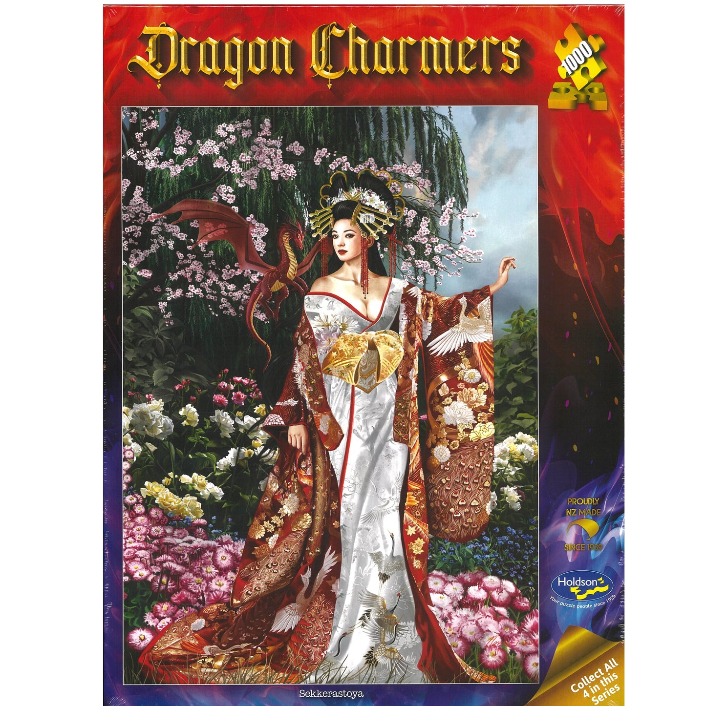 Jigsaw Puzzle 1000 Pcs Dragon Charmers - Sekkerastoya