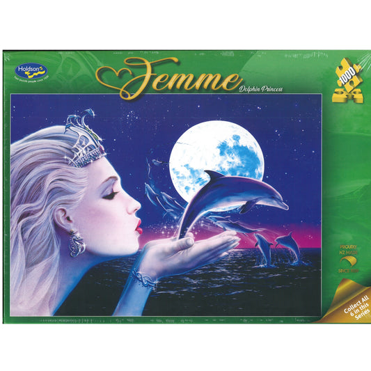 Jigsaw Puzzle 1000 Pcs Femme - DOLPHIN PRINCESS
