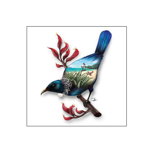 Sophie Blokker 3D Textured Square Ceramic Tile - Tui