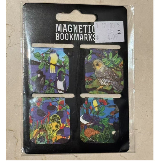 Magnetic Bookmarks - New Zealand 4pc