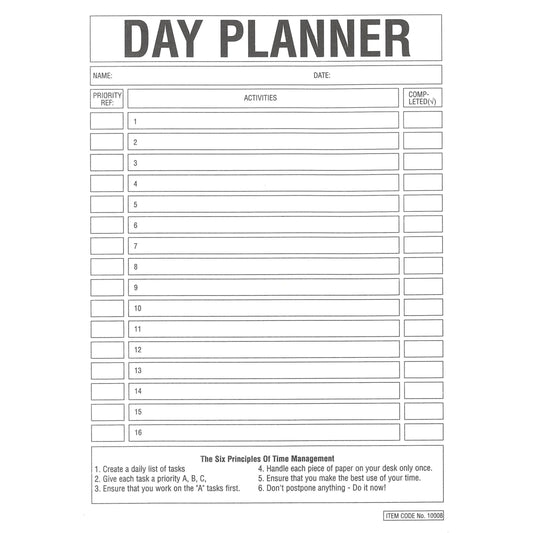 A5 Day Planner