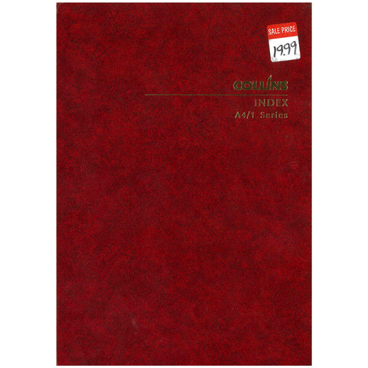 Collins A4/1 Index Book (Damaged / On Special)