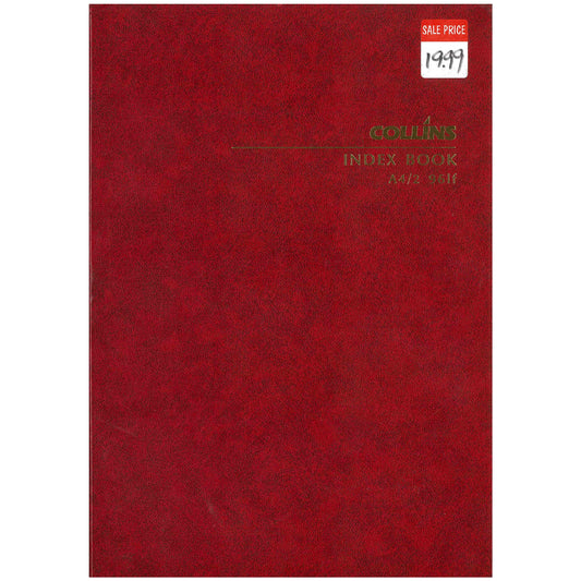 Collins A4/2 Index Book (Damaged / On Special)