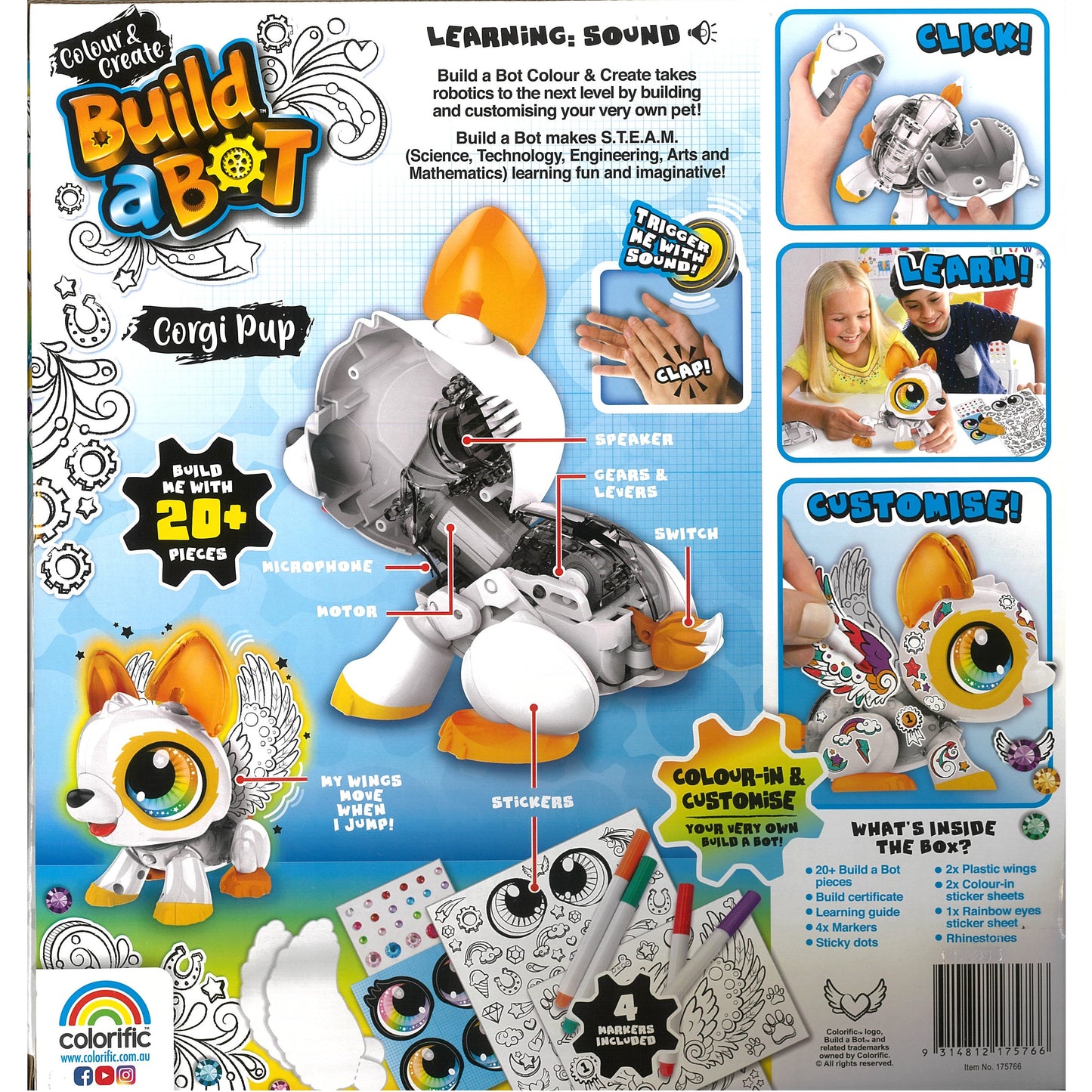 Colour n Create Corgi Pup - Build a Bot