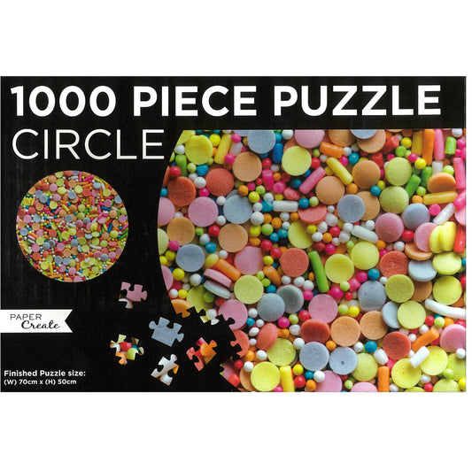 Circle Jigsaw Puzzle 1000pcs Candy