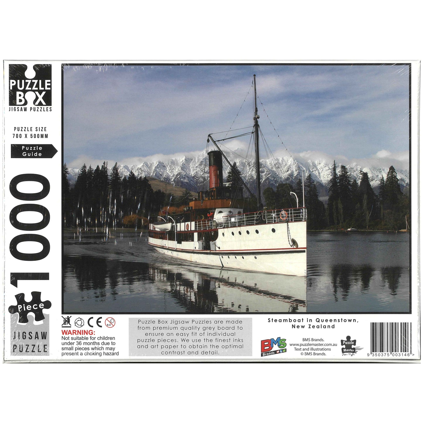 Jigsaw Puzzle 1000 Steamboat In Queenstown, New Zealand