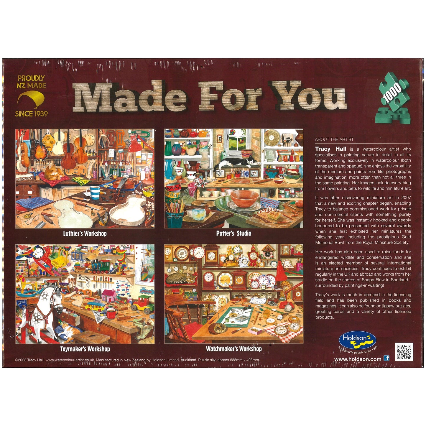 Jigsaw Puzzle 1000 Pcs Made For You - Watchmaker's Workshop