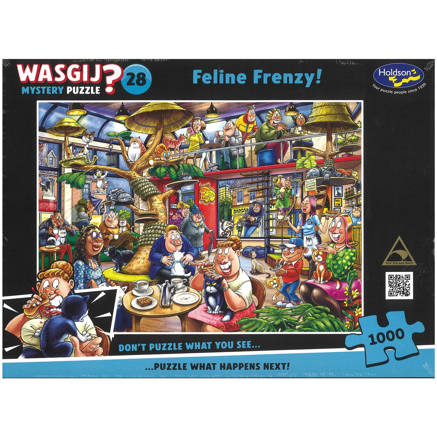 Wasgij ? Mystery Puzzle 28 - Feline Frenzy!