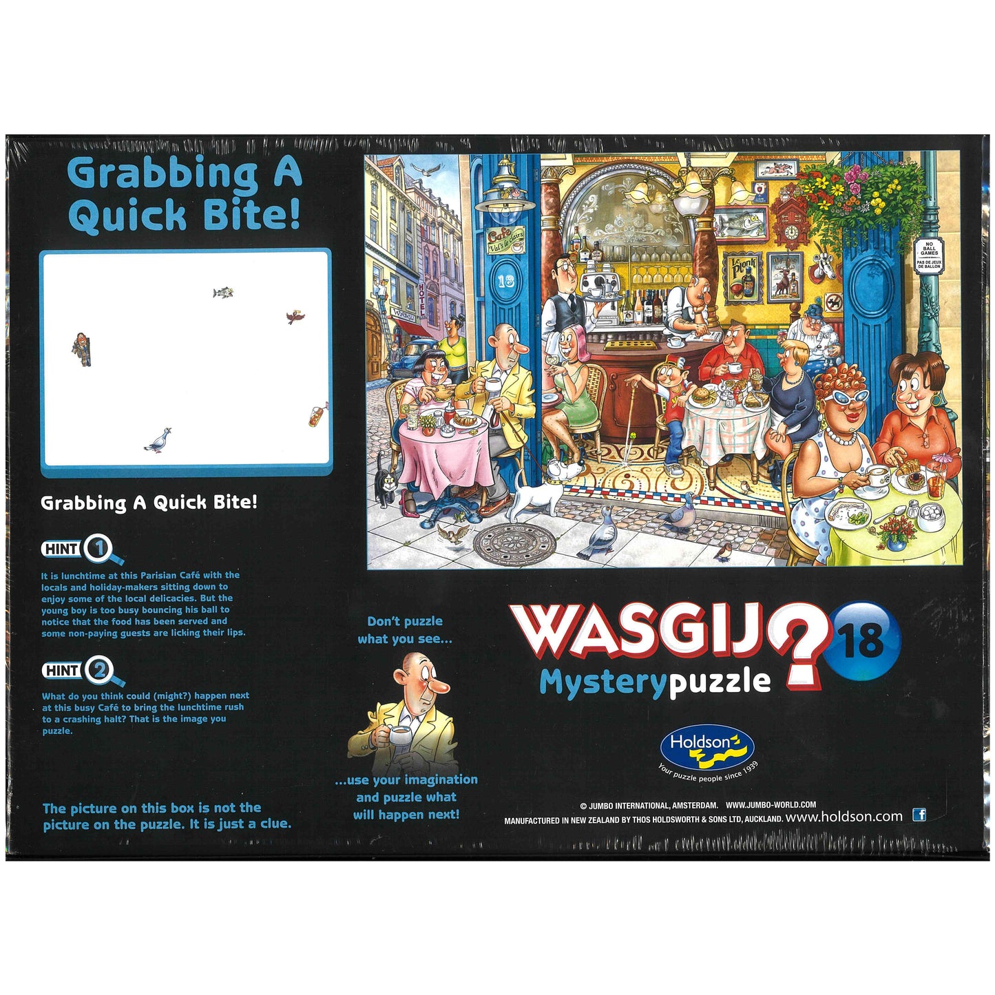 Wasgij? Jigsaw Puzzle Mystery 18 - Grabbing A Quick Bite!
